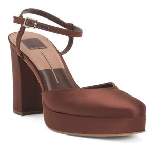 Dolce Vita Women's Brown Platform Heels